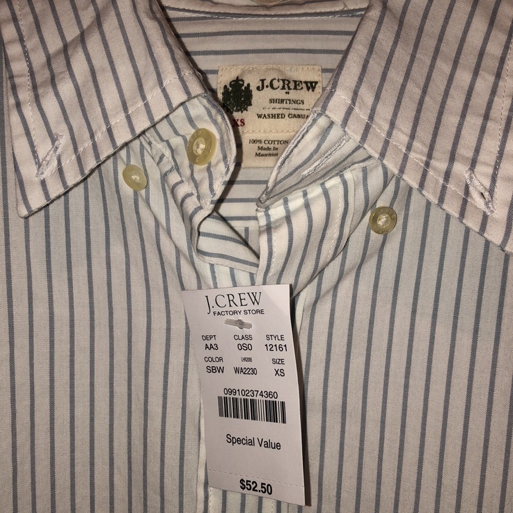 J.Crew FactoryMens Shirt Size XS